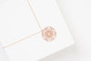 STUDIYO Jewelry Necklace Rose Gold REIMS Necklace | floral stainless steel necklace
