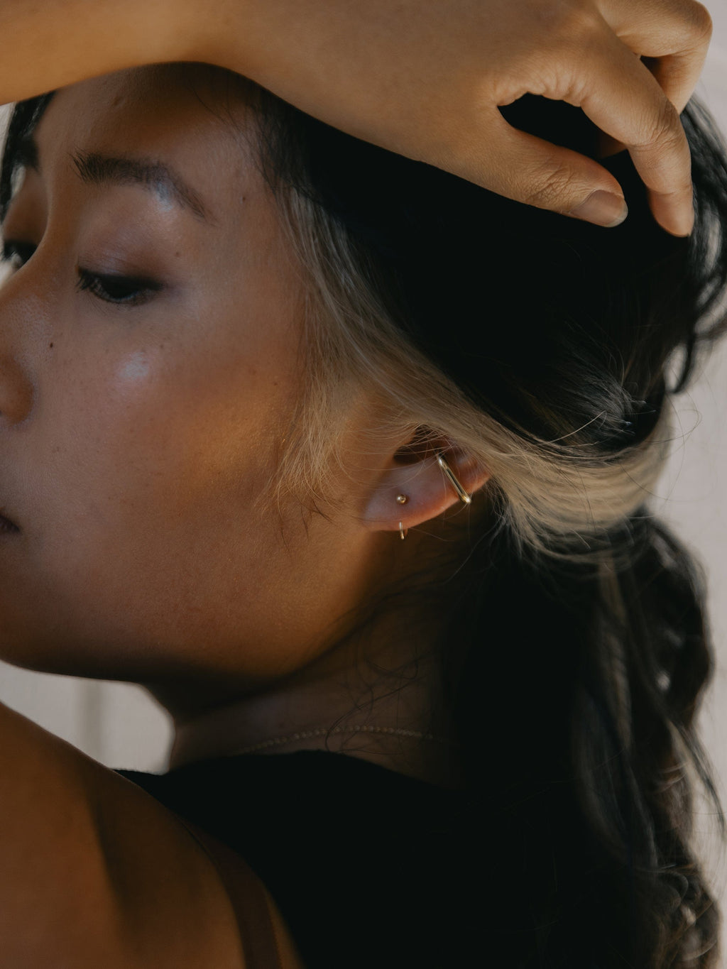 Adorn Cuff | Piercing-Free Stainless Steel Ear Cuff -Gold / Single-Gold / Pair-Rhodium / Single-Rhodium / Pair-Mixed Metals / Pair -STUDIYO Jewelry 