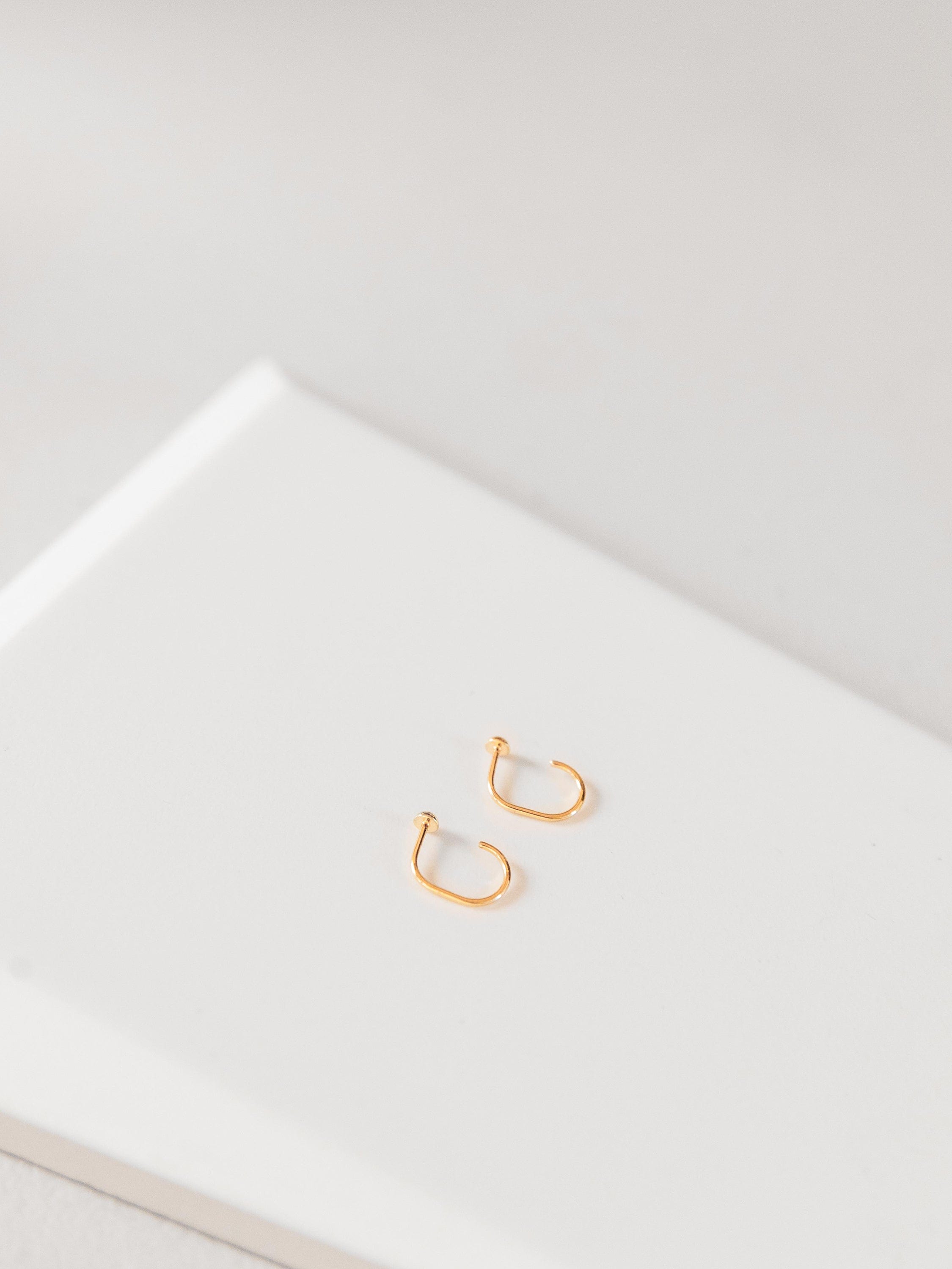 Dot Huggies | Minimal Backless Earrings– STUDIYO Jewelry Dot Huggies | Minimal Backless Earrings– STUDIYO Jewelry