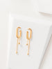 STUDIYO Jewelry Earrings Gold Vermeil Lobe Lite Cuffs | Dangling Statement Earrings