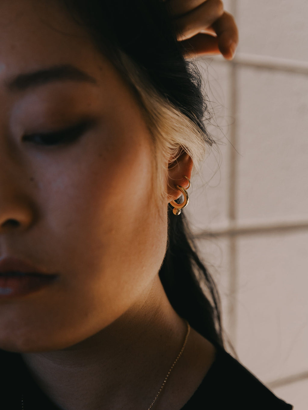 Neutra Fusion Hoops | Illusion Double Hoops -Sterling Silver-Gold Vermeil -STUDIYO Jewelry 