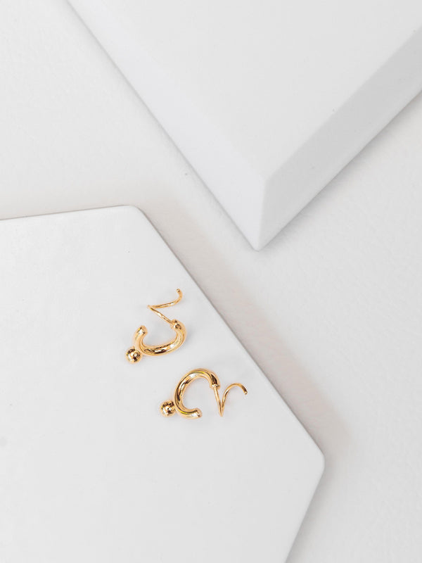 Neutra Fusion Hoops | Illusion Double Hoops -Sterling Silver-Gold Vermeil -STUDIYO Jewelry