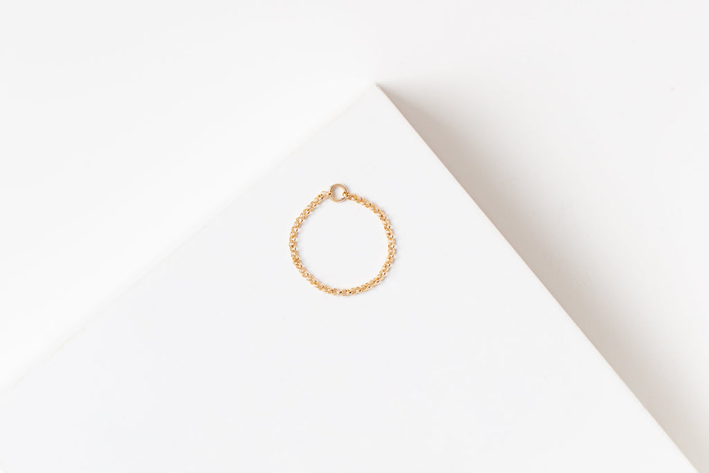 STUDIYO Jewelry Ring CHAIN Ring | soft chain link ring