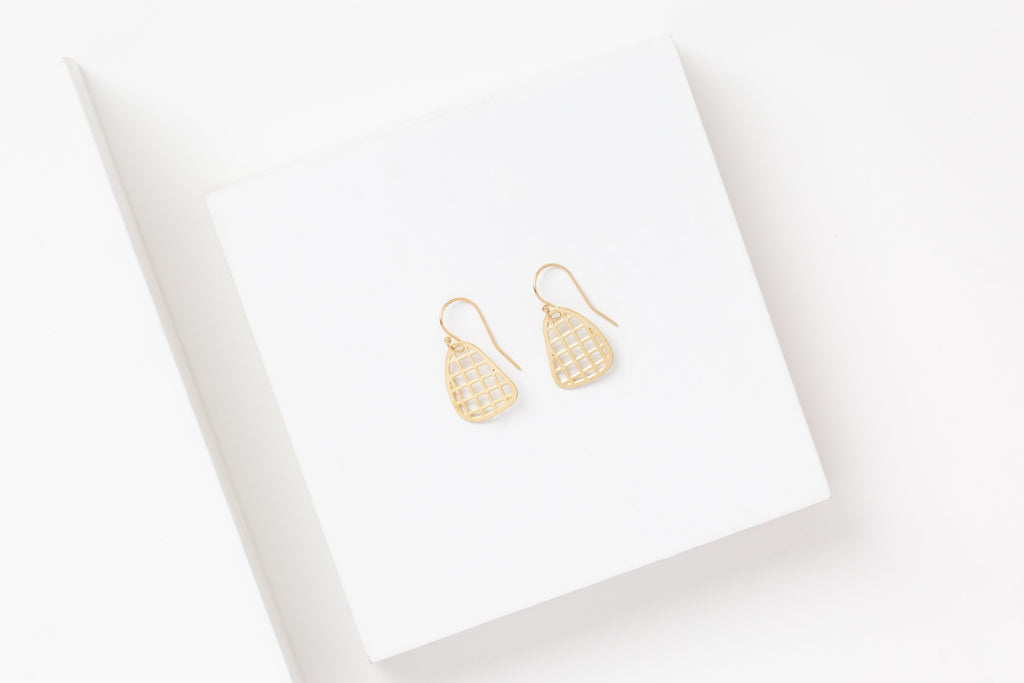 STUDIYO Jewelry Earrings Brass / Gold Filled Ear Wires MOD Earrings | mini brass earrings