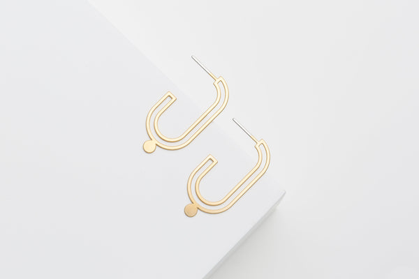 STUDIYO Jewelry Earrings Gold NEUTRA Hoops