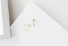 STUDIYO Jewelry Earrings PIERCE Huggie | crystal glass threader stud earring