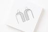 STUDIYO Jewelry Earrings Stainless Steel / Stainless Steel Ear Wires PORTE Earrings | arched statement earrings